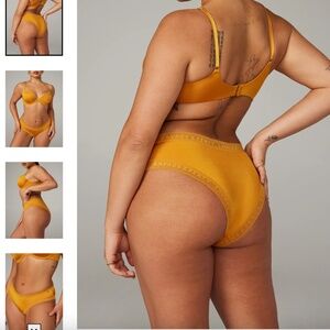 NEW MICROFIBER LOGO-TRIM CHEEKY PANTY